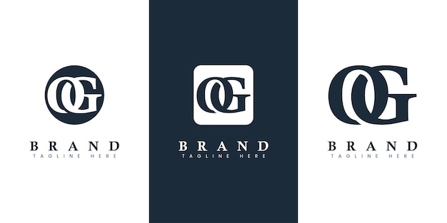 Современный и простой логотип Letter OG подходит для любого бизнеса с инициалами OG или GO.
