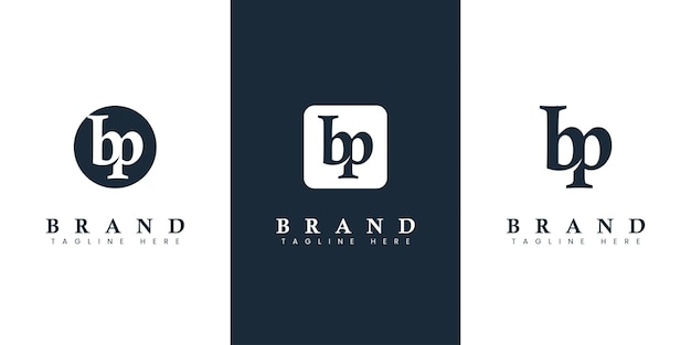 Modern and simple Lowercase BP Letter Logo suitable for any business with BP or PB initials