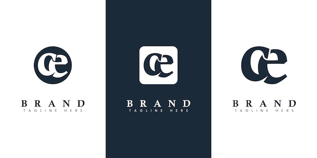 Modern and simple Lowercase CE Letter Logo suitable for any business with CE or EC initials