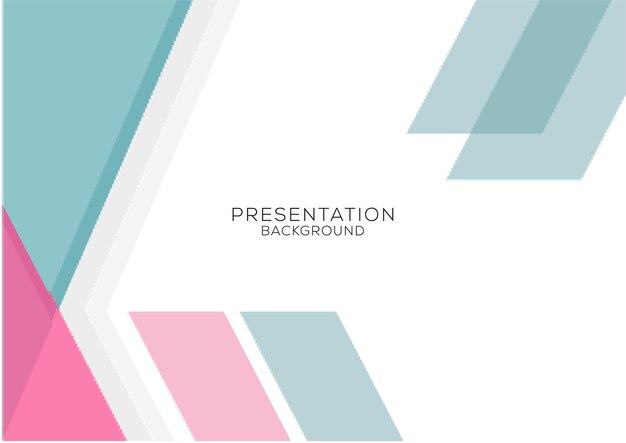 Vector modern simple presentation background