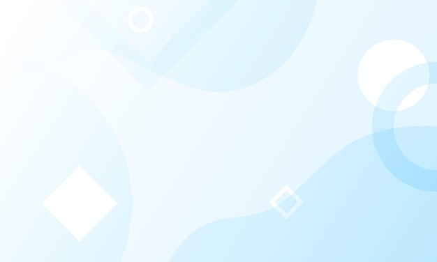 Modern sky blue gradient banner with abstract shapes