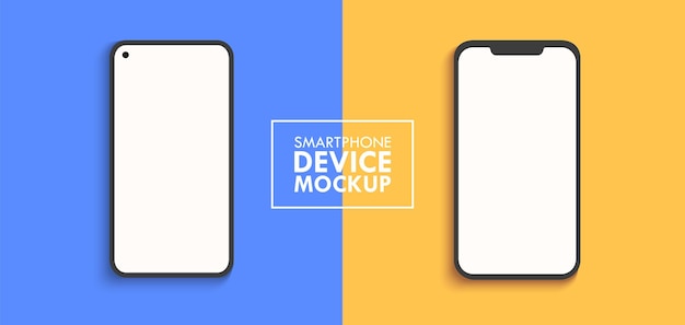 Modern Smartphone Device Showcase Mockup-sjabloon