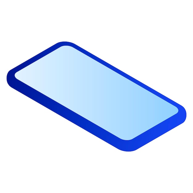 Современная иконка смартфона Изометрия современной векторной иконки смартфона для веб-дизайна, выделенная на белом фоне