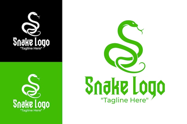 Modern Snake Logo Template for Professional Business Identity