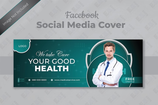 Modern social media cover template for promoting the business of a company