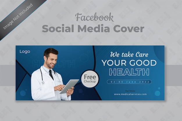 Modern social media cover template for promoting the business of a company