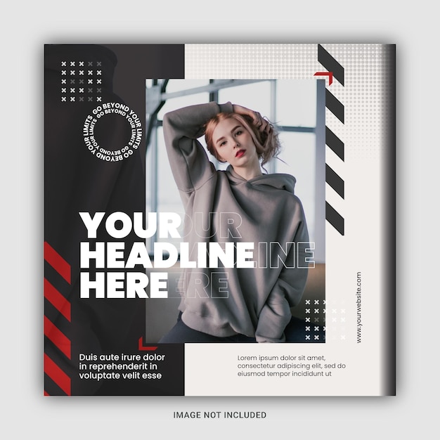 Vector modern social media and instagram post templates