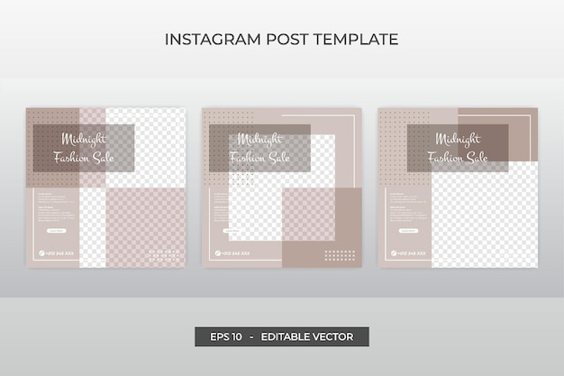 Modern Social Media Post Template