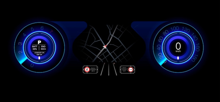 Vector modern software interface