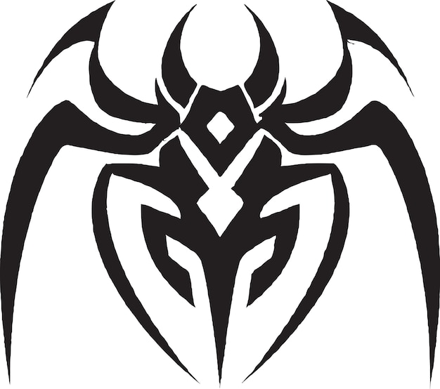 Modern Spider Logo Icon Vector