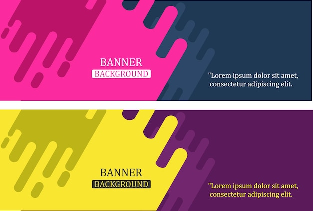 Vector modern splash background banner