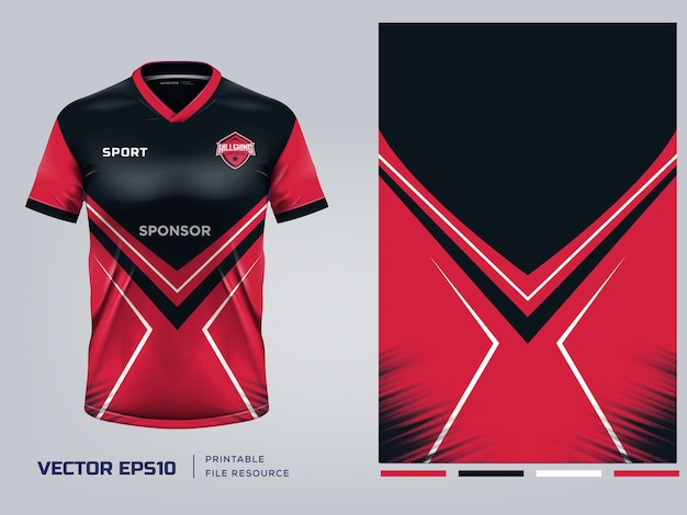 Vector modern sport jersey apparel uniform design good use for soccer gaming motocross running cycling jersey design