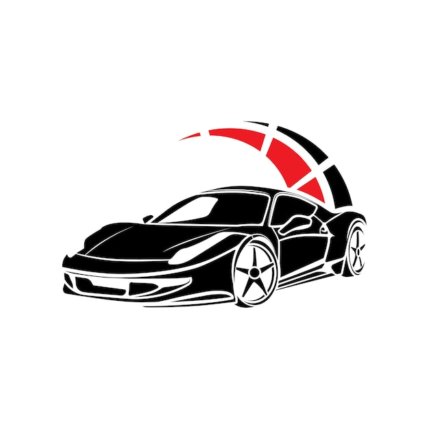 Modern sports car logo