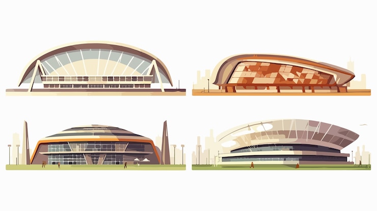 Vector 現代體育館以現代建築為特色