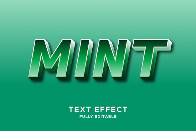 Modern Strong Green Text Effect