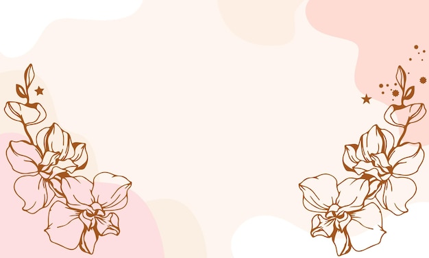 modern style Vector and  floral background design