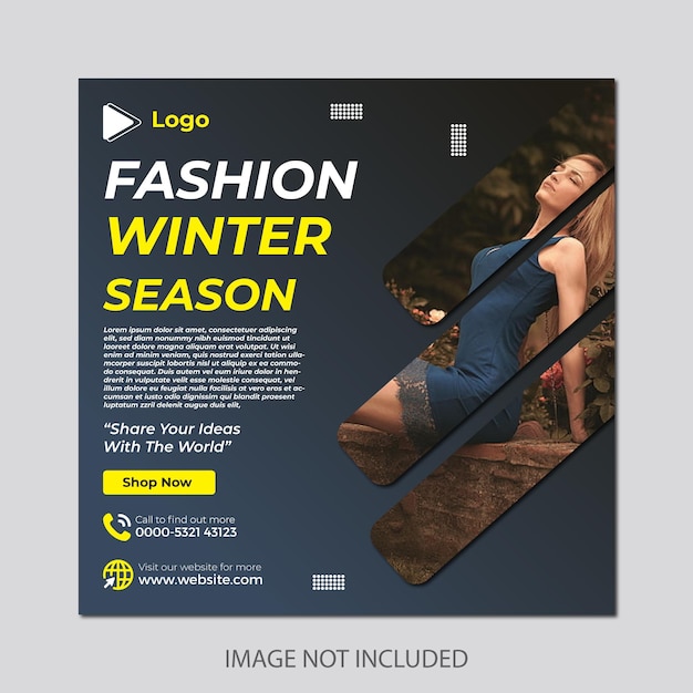 Modern stylish fashion sale instagram and  social media post and banner template