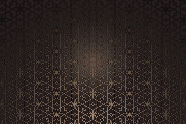 modern stylish Islamic floral seamless pattern