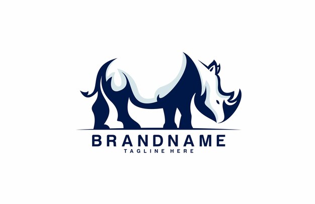 MODERN STYLISH RHINO LOGO