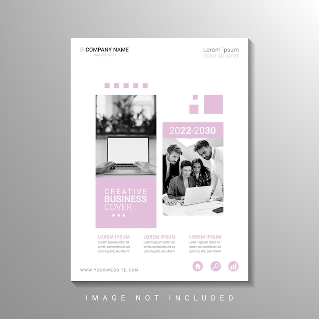 Modern stylist creative business cover design template