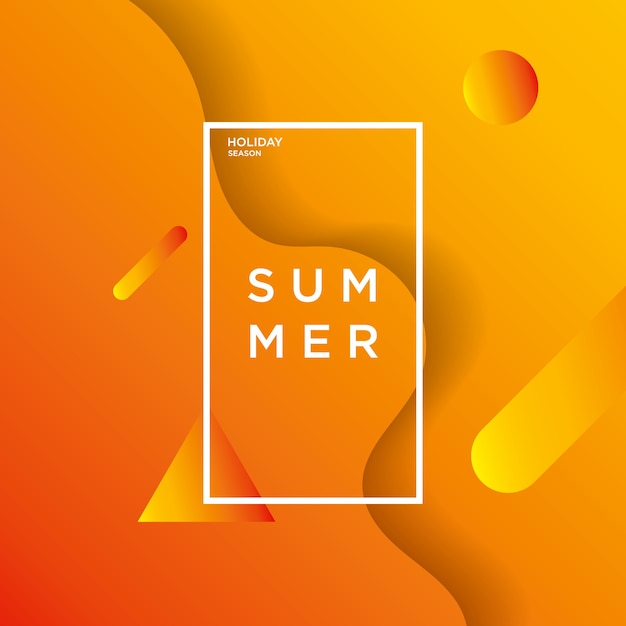 Modern Summer Background 