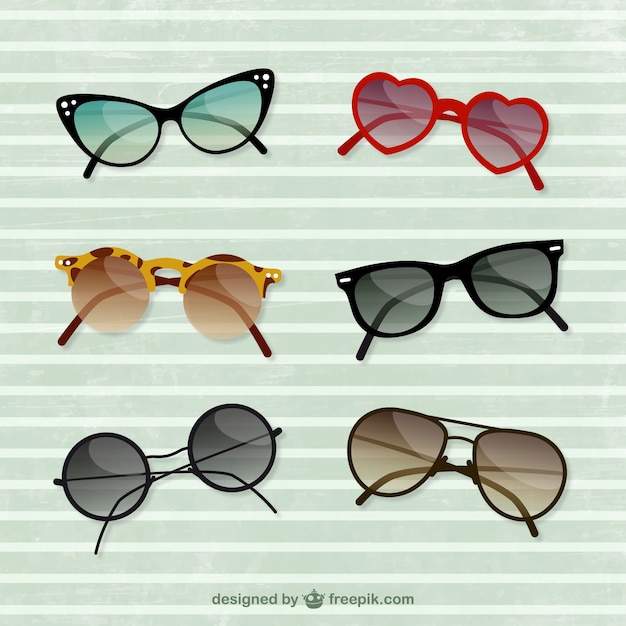 Vector modern sunglasses