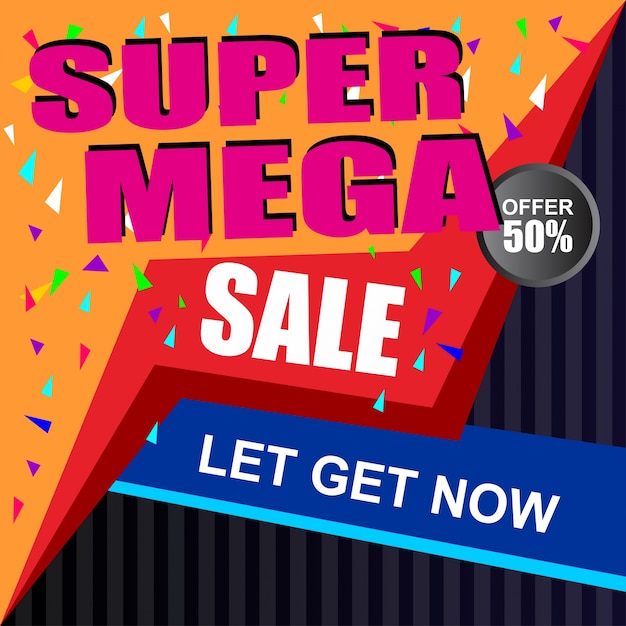 Modern super mega sale template