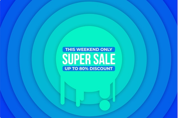 Vector modern super sale banner background  ,