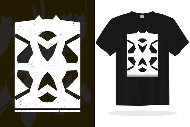 Вектор Современный дизайн футболки со случайной векторной графикой