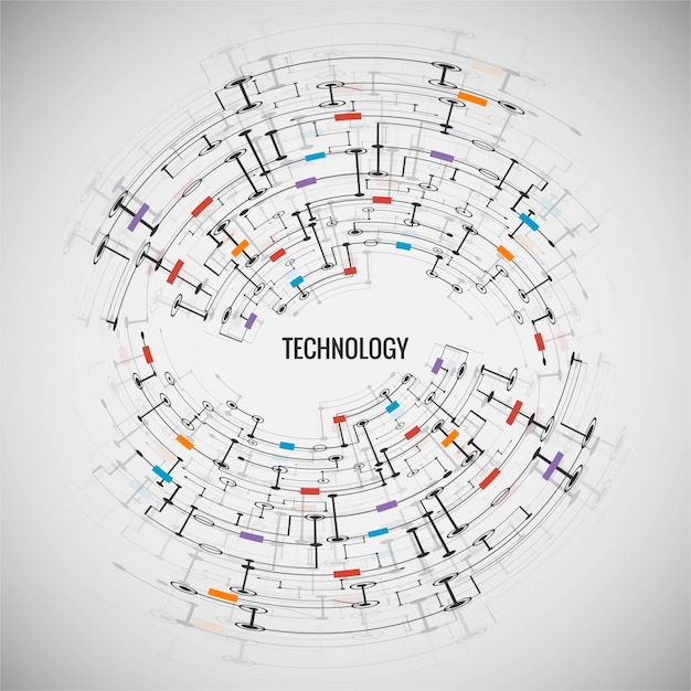 Moderno sfondo tecnologico