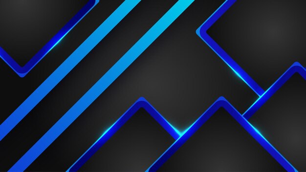 Modern Technology Blue Colorful abstract Design Background