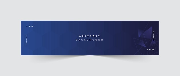 Vector modern technology linkedin banner linkedin header design