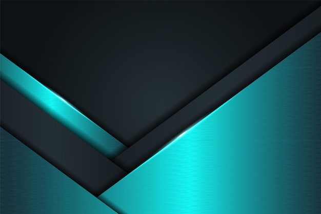 Modern Technology Overlap Metallic Light Blue Premium Background