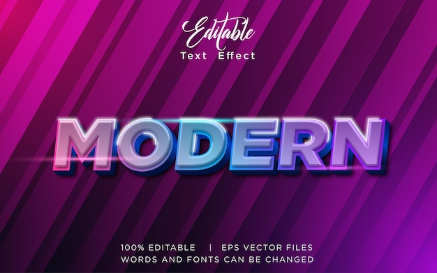 Modern teksteffect