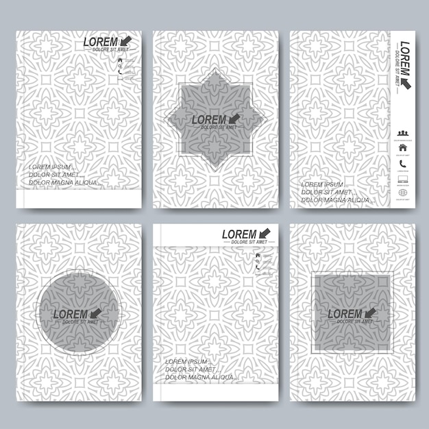 Modern templates for brochure