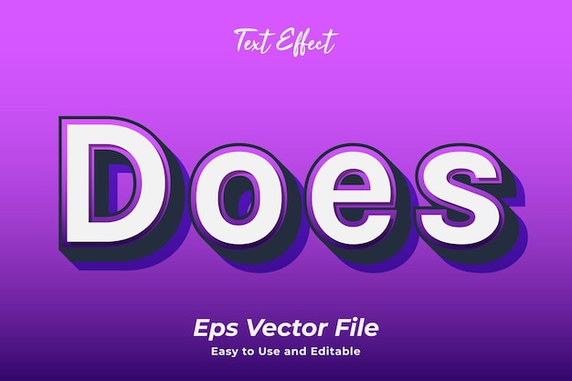 Modern text effect Does Editable and easy to use Premium vector