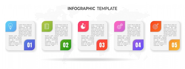 Modern timeline infographic  options.