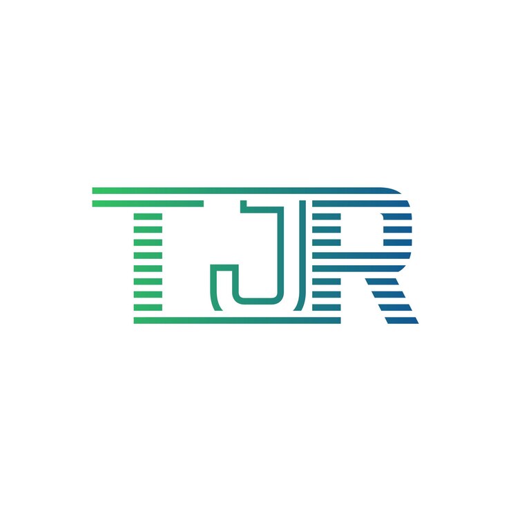 Vector modern tjr logo design letter tjr minimalist professional and versatile branding icon for business identity