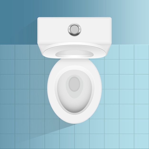 Современная туалетная иллюстрация