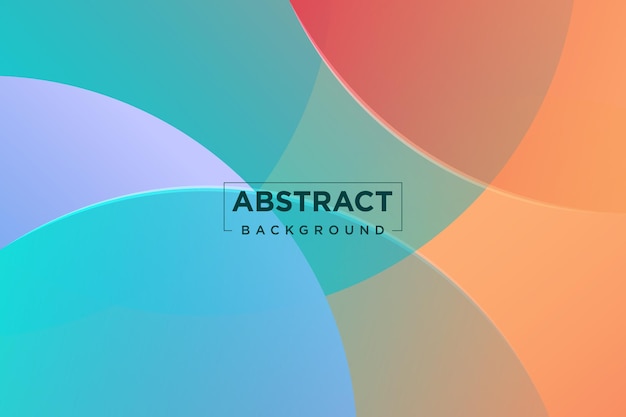 Modern trendy abstract background with different shapes