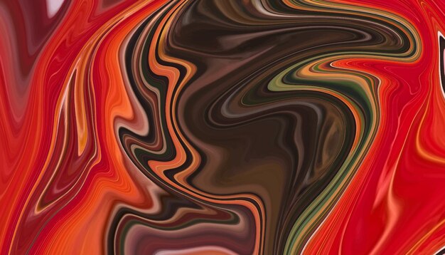 Modern and trendy abstract colorful liquid marble paint background