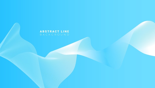 Modern trendy background with gradient dynamic wave shapes