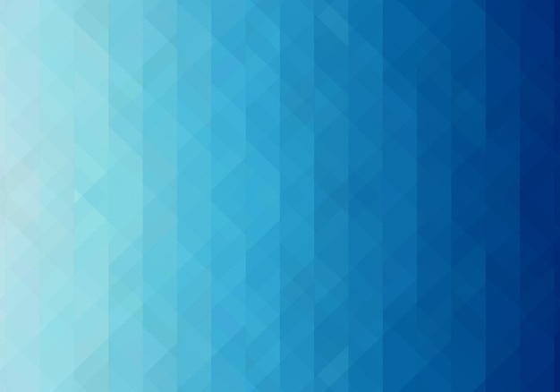 Modern triangle pattern blue geometric background