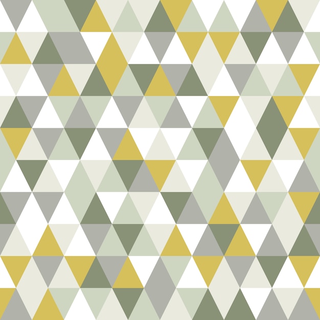 Modern triangle seamless pattern. 