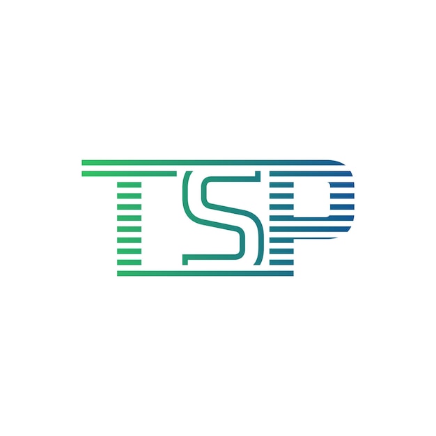 현대적인 TSP 로고 디자인 편지 TSP 미니멀리즘 전문 및 다재다능한 비즈니스 정체성 브랜드 아이콘