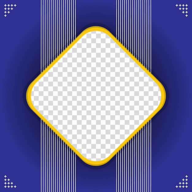 現代的 twibbon 社交媒體帖子模板