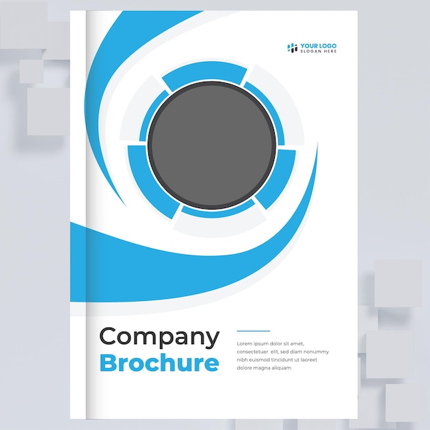 Vector modern unique brochure design