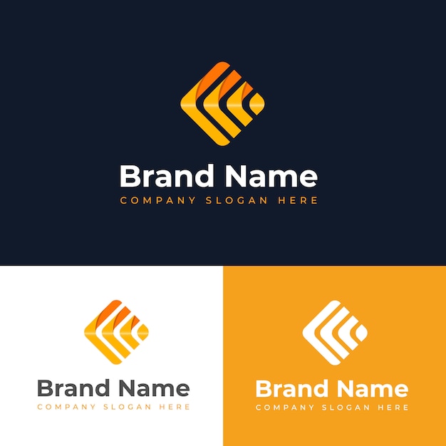 modern unique elegant logo concept suitable for statrup and technology business