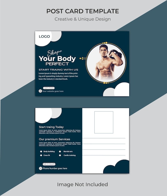 Modern And Unique Postcard Banner Template