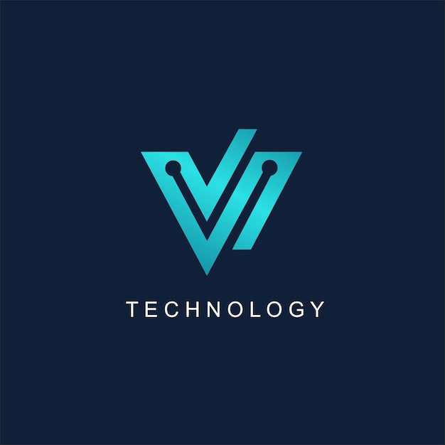 Modern V Technology Logo 